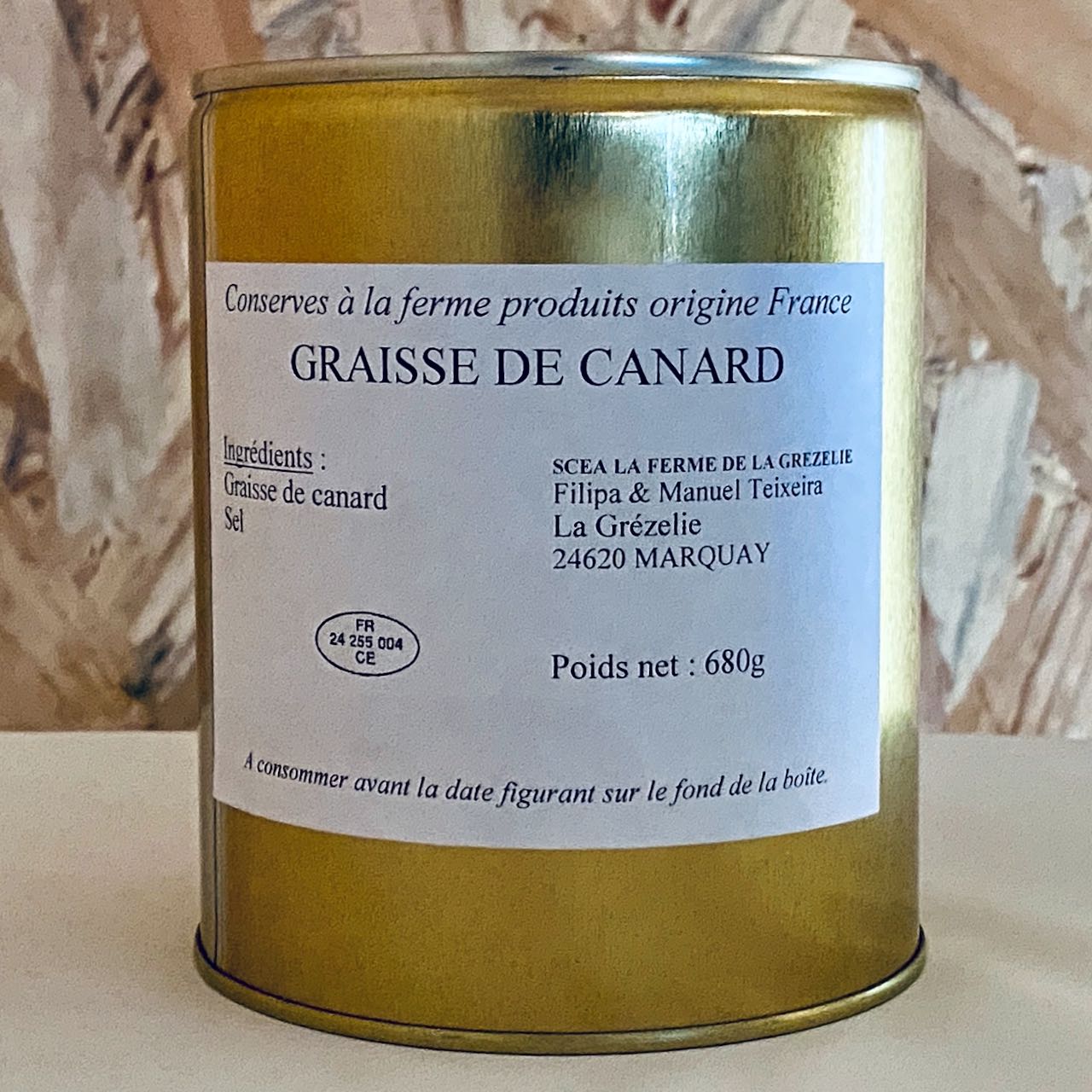 LA GRAISSE DE CANARD 320g - Mamie Louise - Foie gras et produits